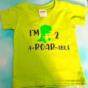 Dinosaur Birthday Shirt- Second Birthday Shirt